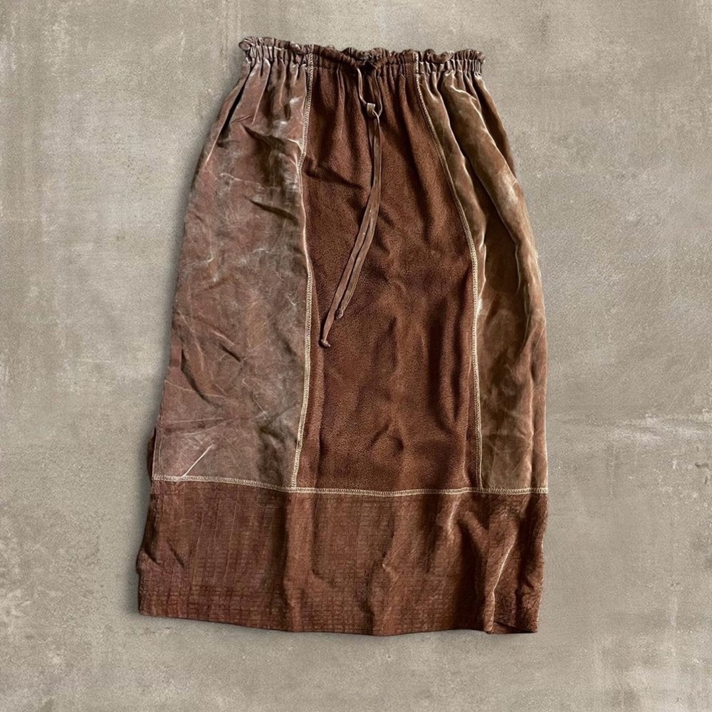 Coldwater Creek Brown Midi Skirt